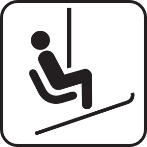 Chair Lift Ski Lift White Clip Art